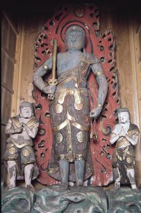 円光寺の木造不動三尊像