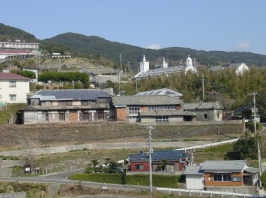 長崎市外海の石積集落景観