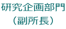 研究企画部門 (副所長)