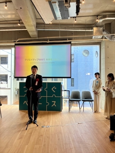 20250420 つなぐベースオープニングパーティー(知事あいさつ).jpg