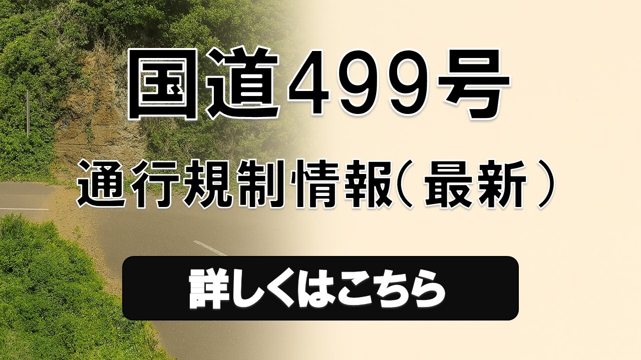 国道499号通行規制情報