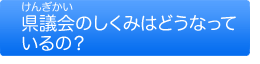 県議会のしくみはどうなっているの？