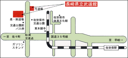 所在地案内図