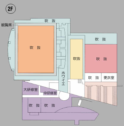 施設配置図（拡大図・２F）