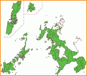 長崎県の地図