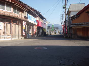 彼杵宿の街道筋