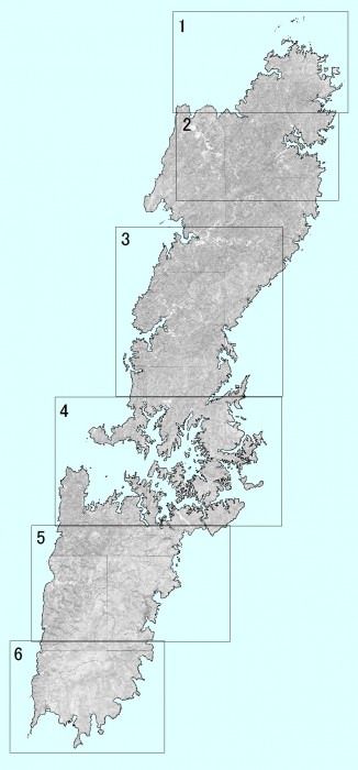 壱岐対馬国定公園（対馬地区）全体図