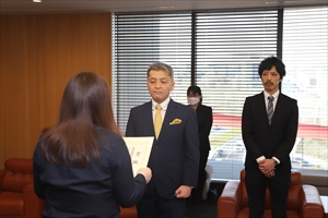 表彰の様子