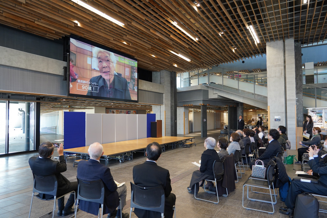 動画上映の様子