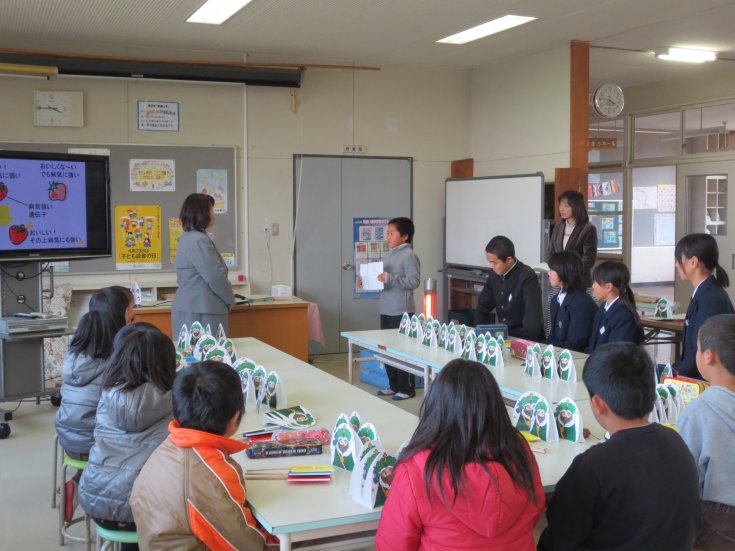 生徒代表からお礼の言葉