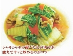 白菜と豚肉の中華炒め画像