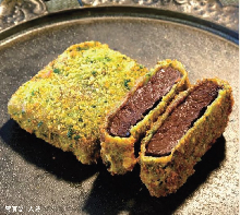 クジラの香草パン粉焼き