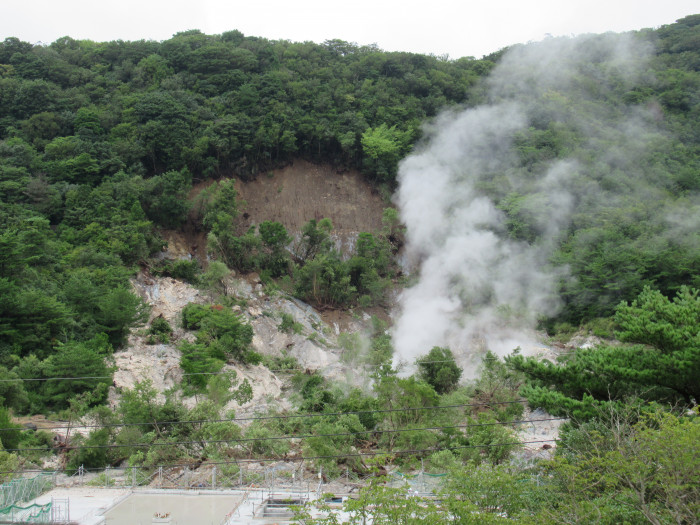 雲仙市の土砂災害の様子1