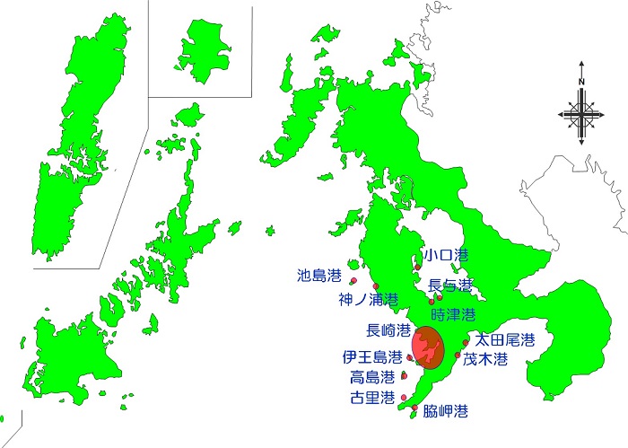 管理港湾位置図