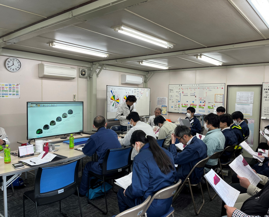 現場見学会の様子