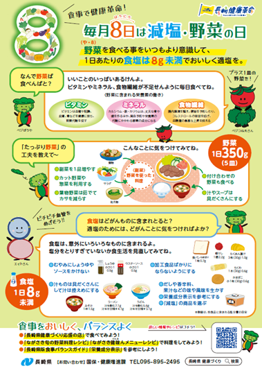 野菜摂取・減塩の工夫