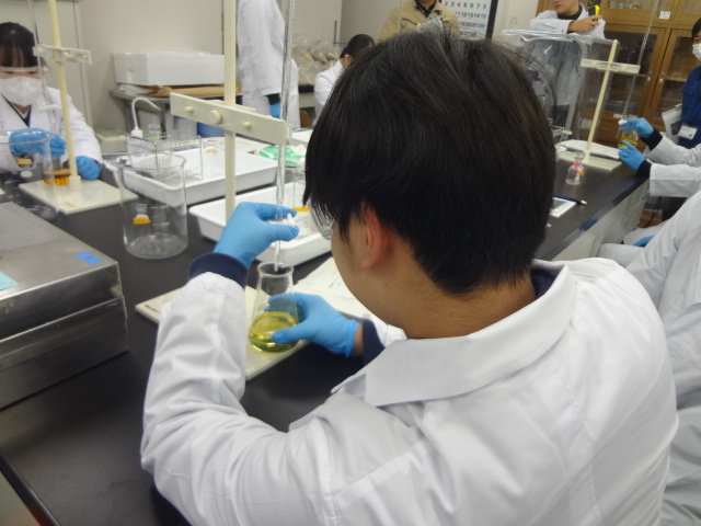 溶存酸素濃度測定実験