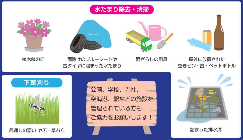 蚊の発生源対策