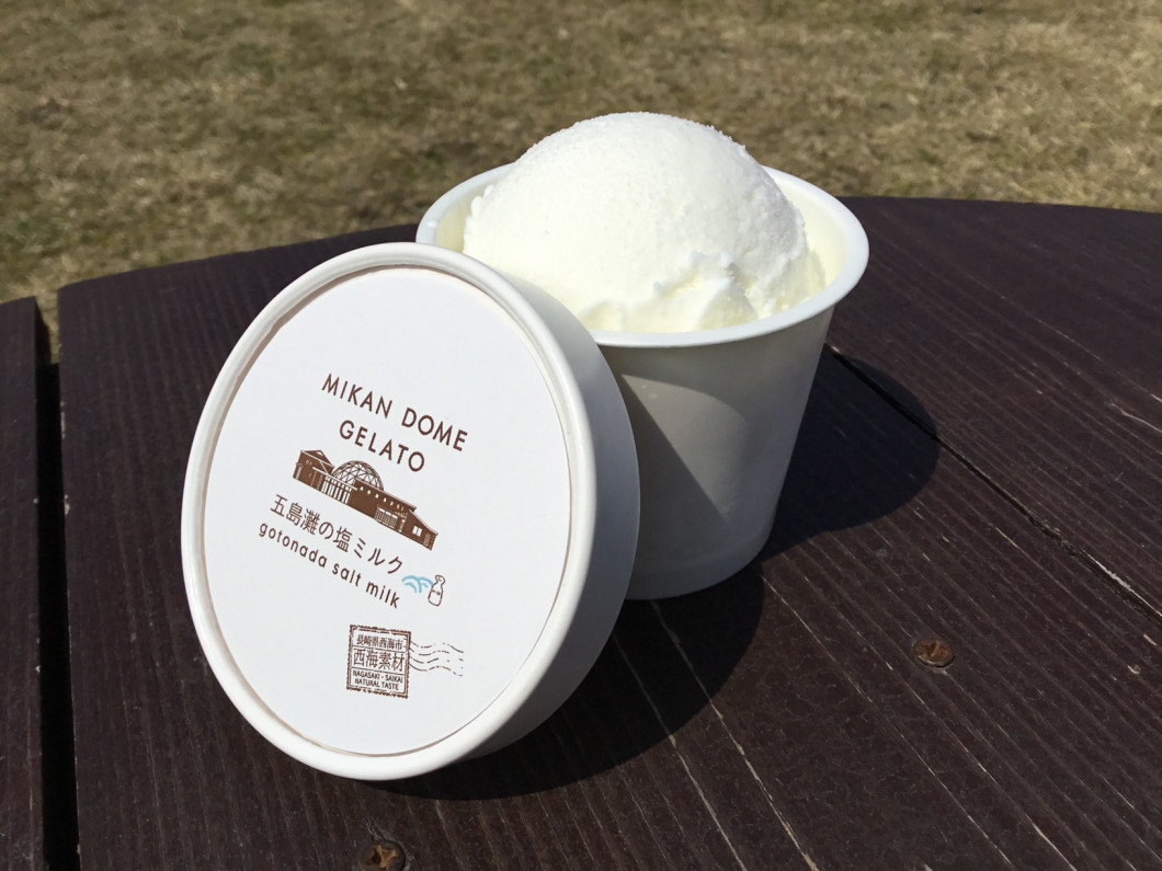 ジェラート(五島灘の塩ミルク)