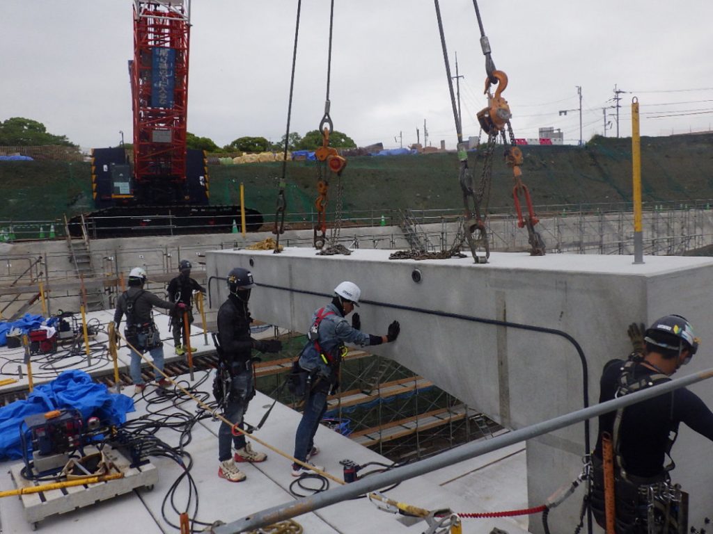 カルバート据付状況②b