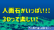 人面石がいっぱい!!3Dってたのしい!